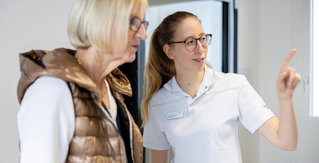 Hilfestellung in der Therapie