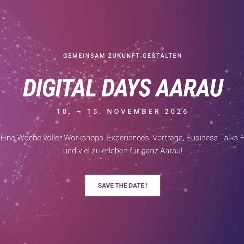 Flyo ist Technologiepartner der Digital Days Aarau 2026