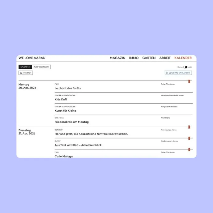 aarau.one & WeLoveAarau rücken zusammen