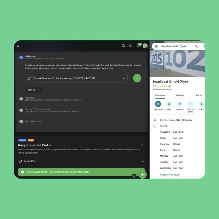 Google Business: Öffnungszeiten automatisch aktualisieren