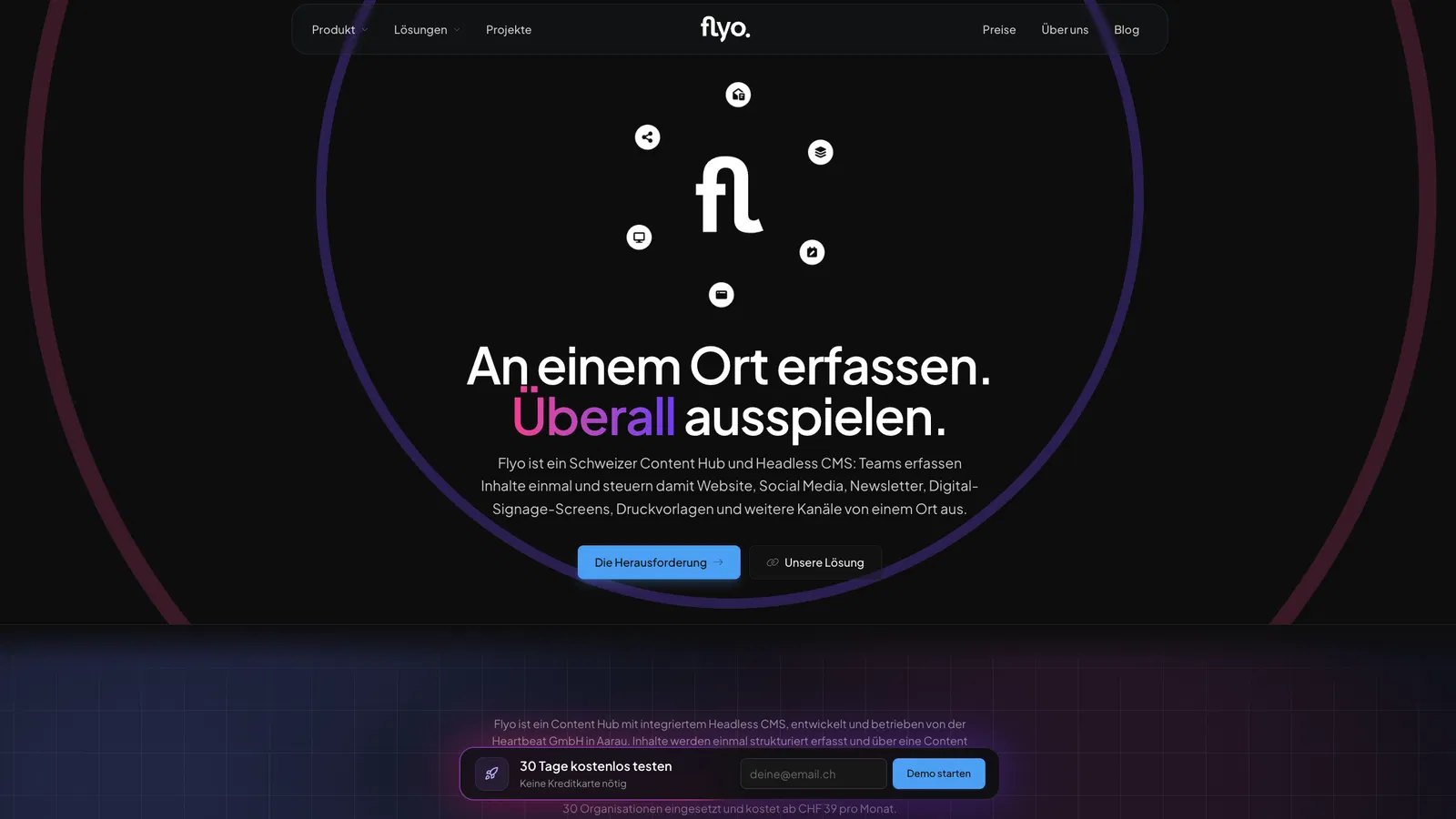 flyo.ch zeigt sich neu: eine Website, die zum Produkt passt 🎉