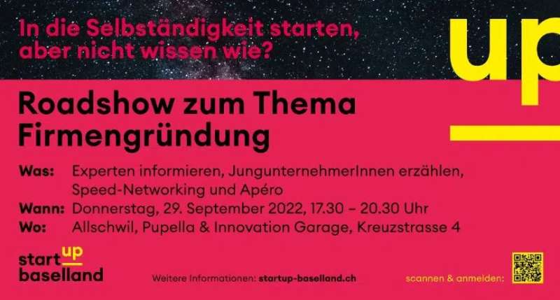 Roadshow zum Thema Firmengründung (DE)