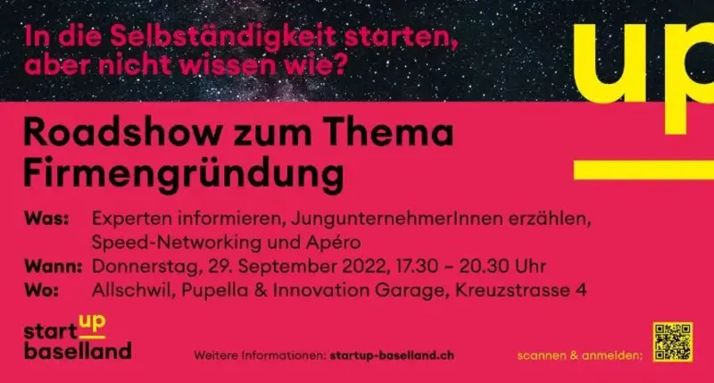 Roadshow zum Thema Firmengründung (DE)