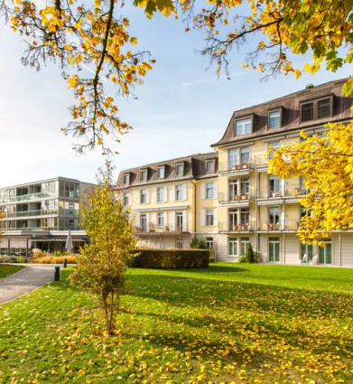 Park-Hotel im Herbst