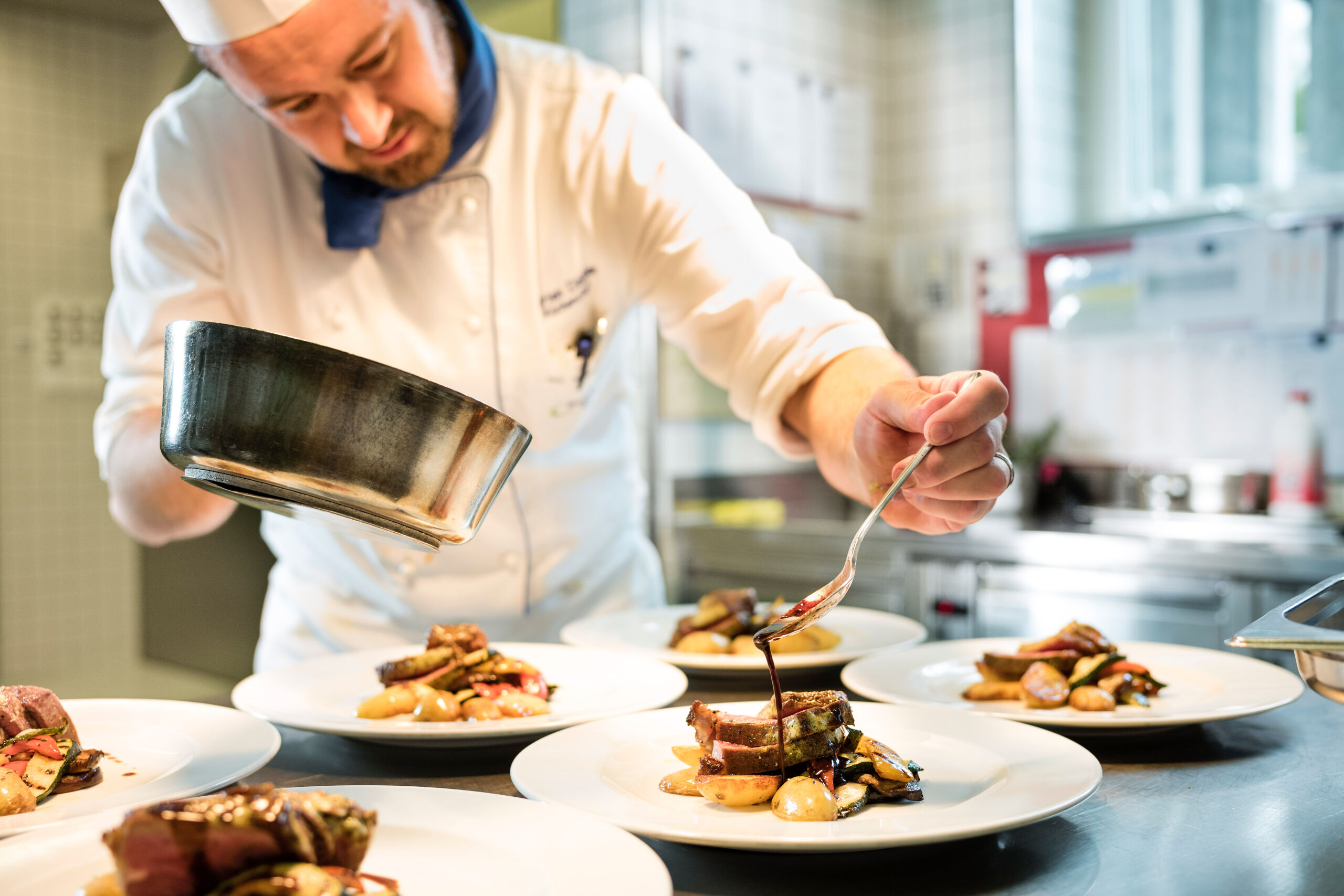 Menüzubereitung Küche