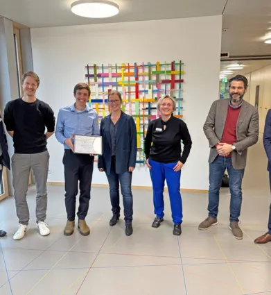 Forschungspreis bei der Reha Rheinfelden