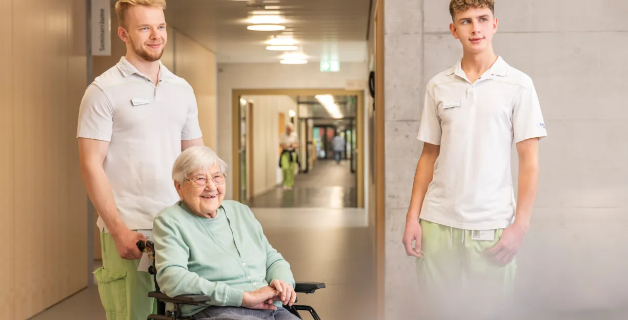 Zivildienstleistende in der Reha Rheinfelden