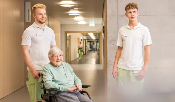 Zivildienstleistende in der Reha Rheinfelden