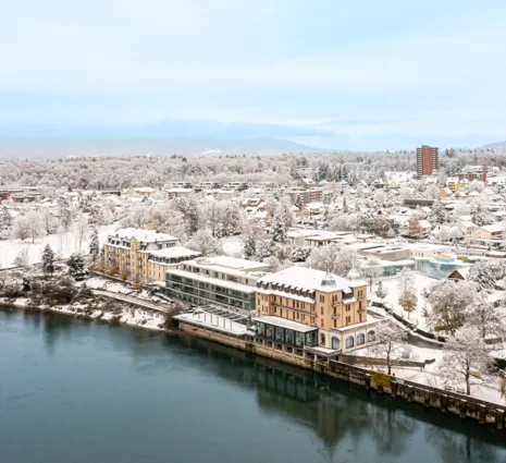 Rheinfelden mit Schnee
