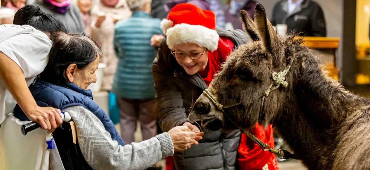 Patientenunterhaltung in der Reha Rheinfelden: Samichlaus
