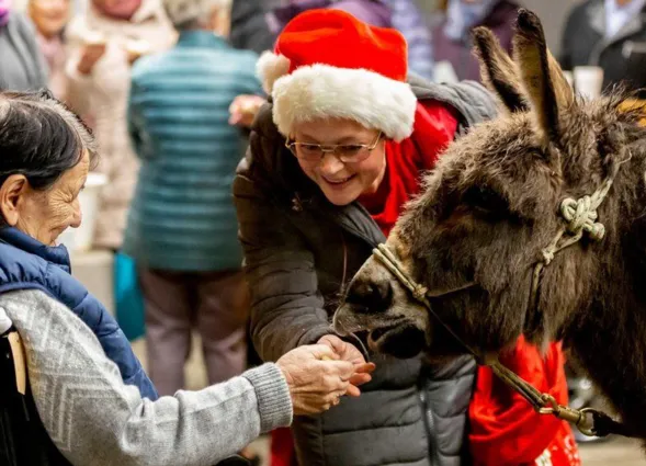 Patientenunterhaltung in der Reha Rheinfelden: Samichlaus