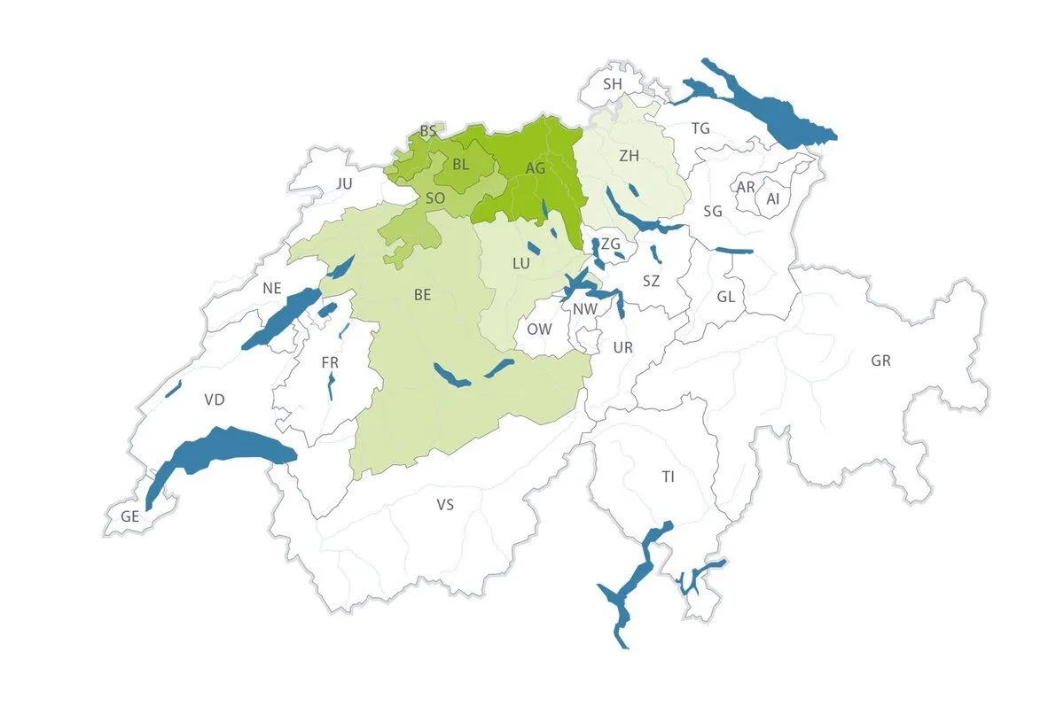 Herkunft der Patientinnen und Patienten