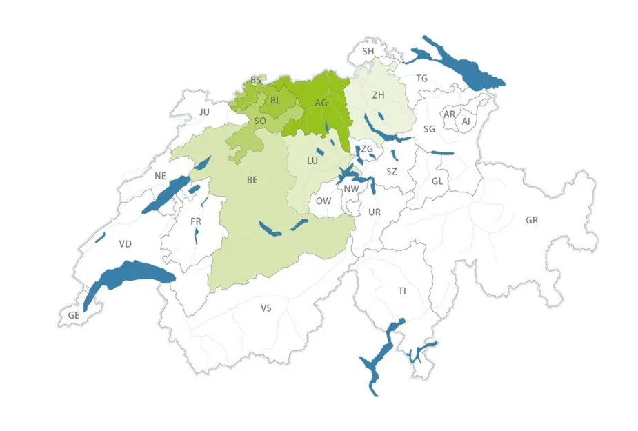 Herkunft der Patientinnen und Patienten