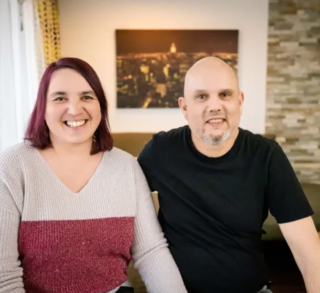 Ehemalige Patientin mit Ehemann