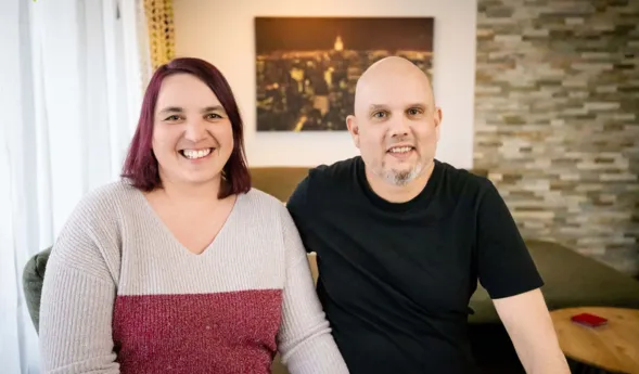 Ehemalige Patientin mit Ehemann