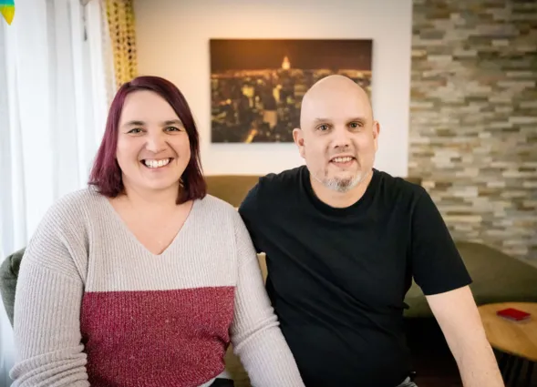 Ehemalige Patientin mit Ehemann