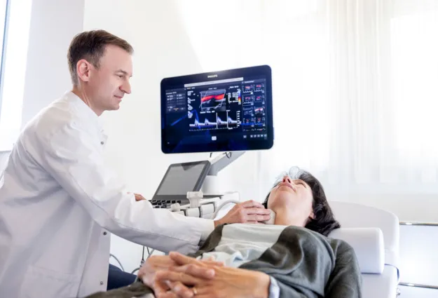 Neurovaskuläre Sprechstunde mit Ultraschalldiagnostik