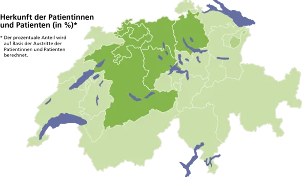 Karte Deutschlands mit Bundesländern in Grün, Umrissen und Grenzen, markierten Regionen sowie blau hervorgehobenen Wasserflächen.