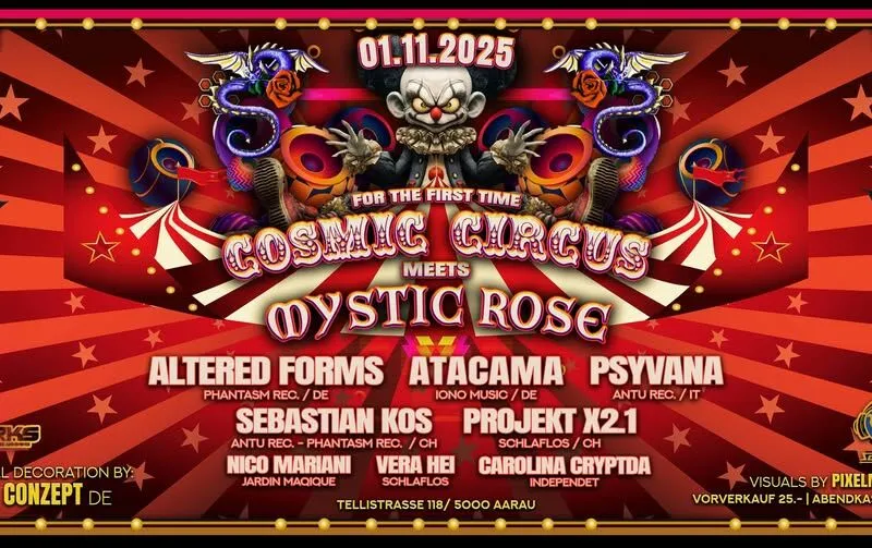 Cosmic Circus meets Mystic Rose