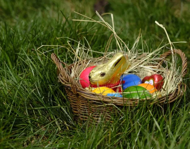 Der Osterhase besucht die Stadt