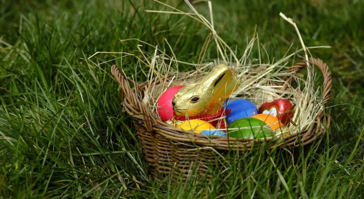 Der Osterhase besucht die Stadt