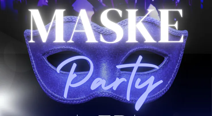 Moderner Maskenball Spin & Sip