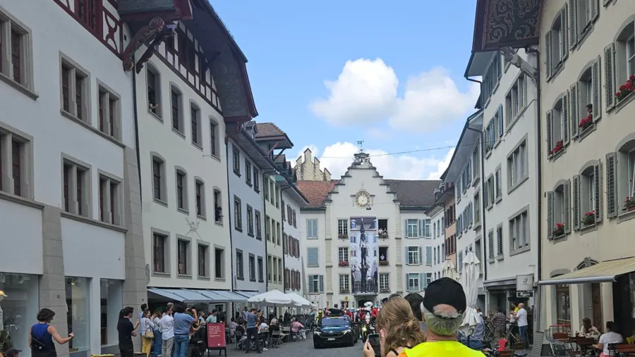 Tour de Suisse an der Rathausgasse Tour de Suisse an der Rathausgasse