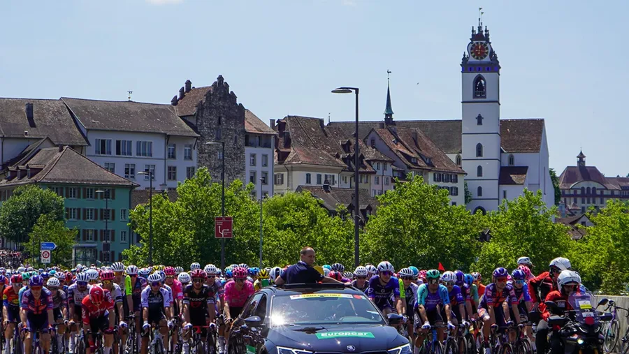 Tour de Suisse Feld Kettenbrücke