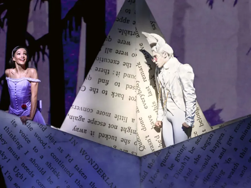 Alice's Adventures in Wonderland; THE ROYAL BALLET.
Alice; Francesca Hayward,
Mother/Queen; Claire Calvert, 
Cook;Kristen McNally ,
Jack/Knave; Vadim Muntagirov,
Lewis Carroll/Rabbit; James Hay,
Dutchess; Philip Mosley,
Father/King; Alistair Marriott,...