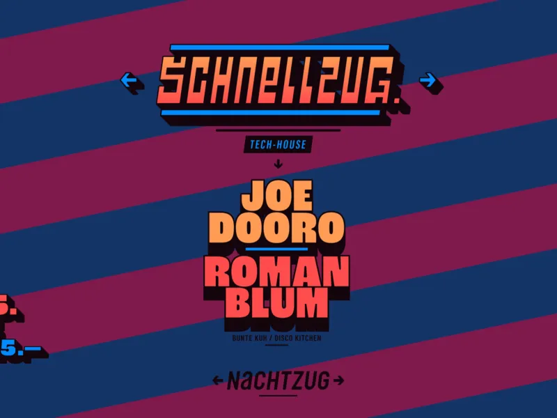 SCHNELLZUG - Die Tech-House Party!