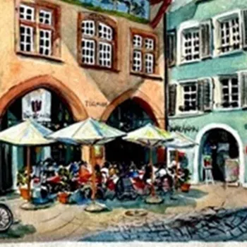 Aarau - Erzählt in Farben. Bilder von Sose Hovannisyan | Stadtbibliothek Aarau