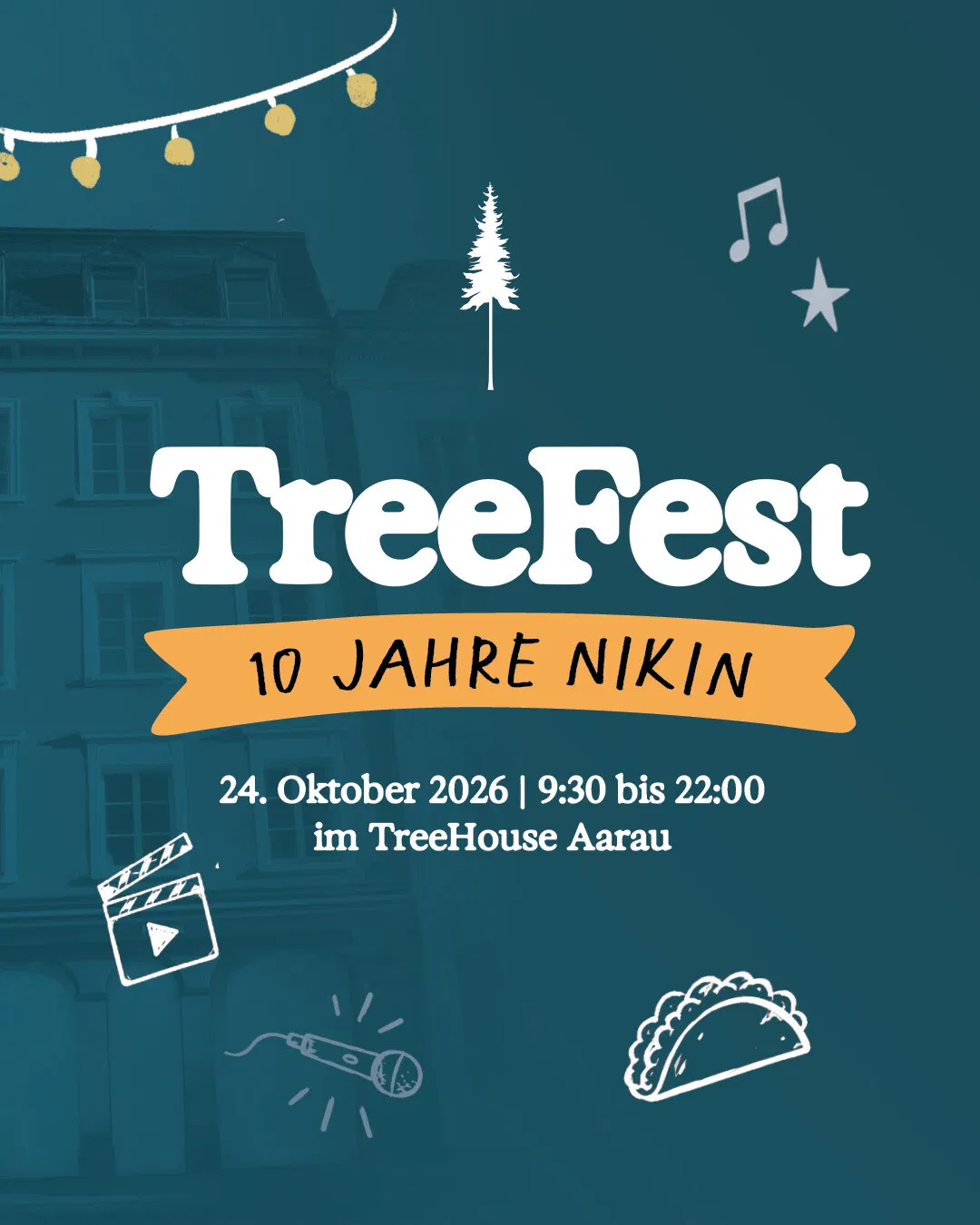 TreeFest: Feiere 10 Jahre NIKIN mit uns!