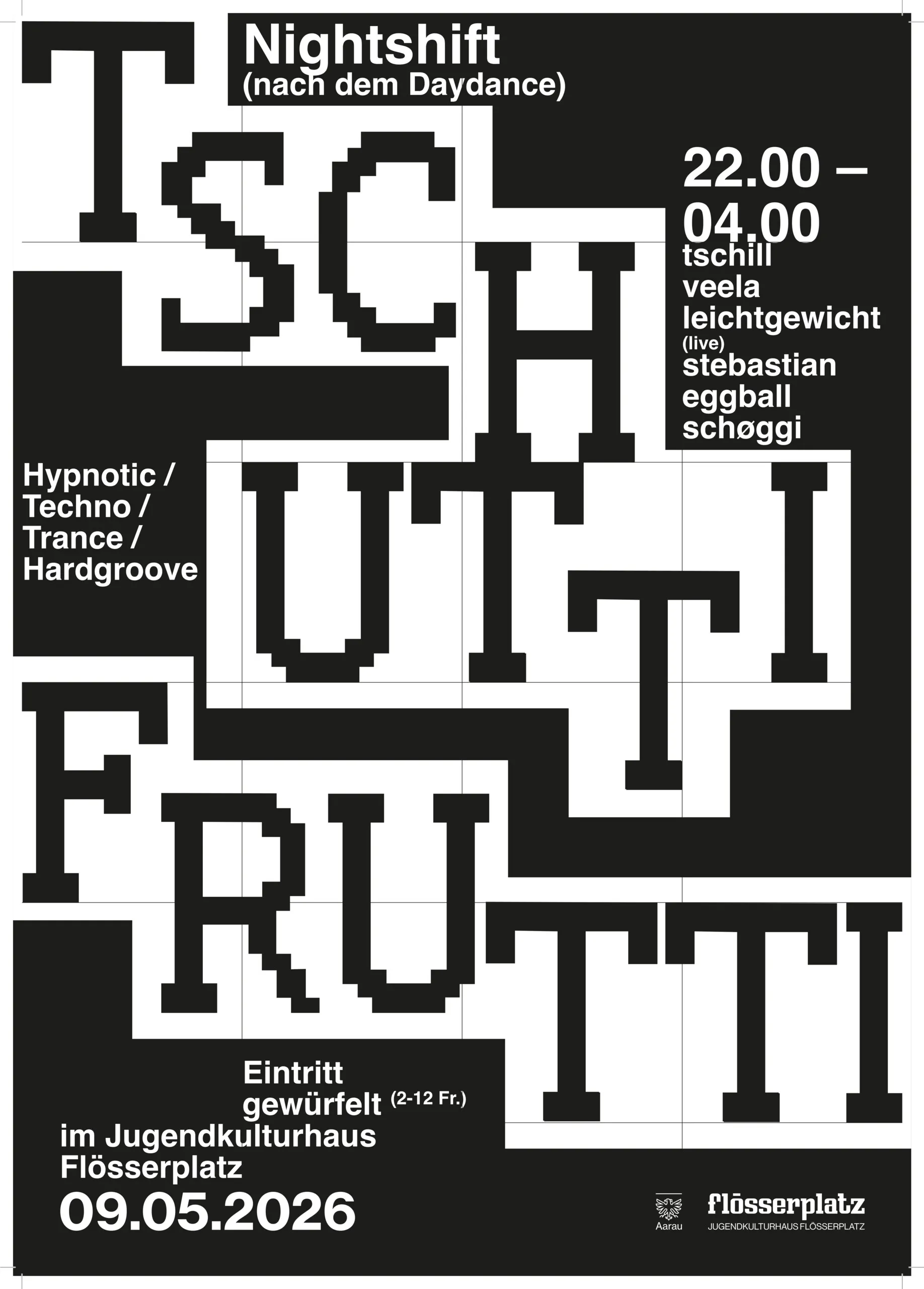 Tschutti Frutti - Nightshift