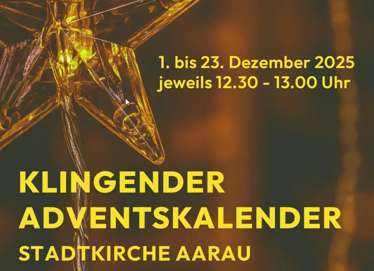 Das Programm des Klingenden Adventskalenders ist spannend: wer wann spielt bleibt eine Überraschung