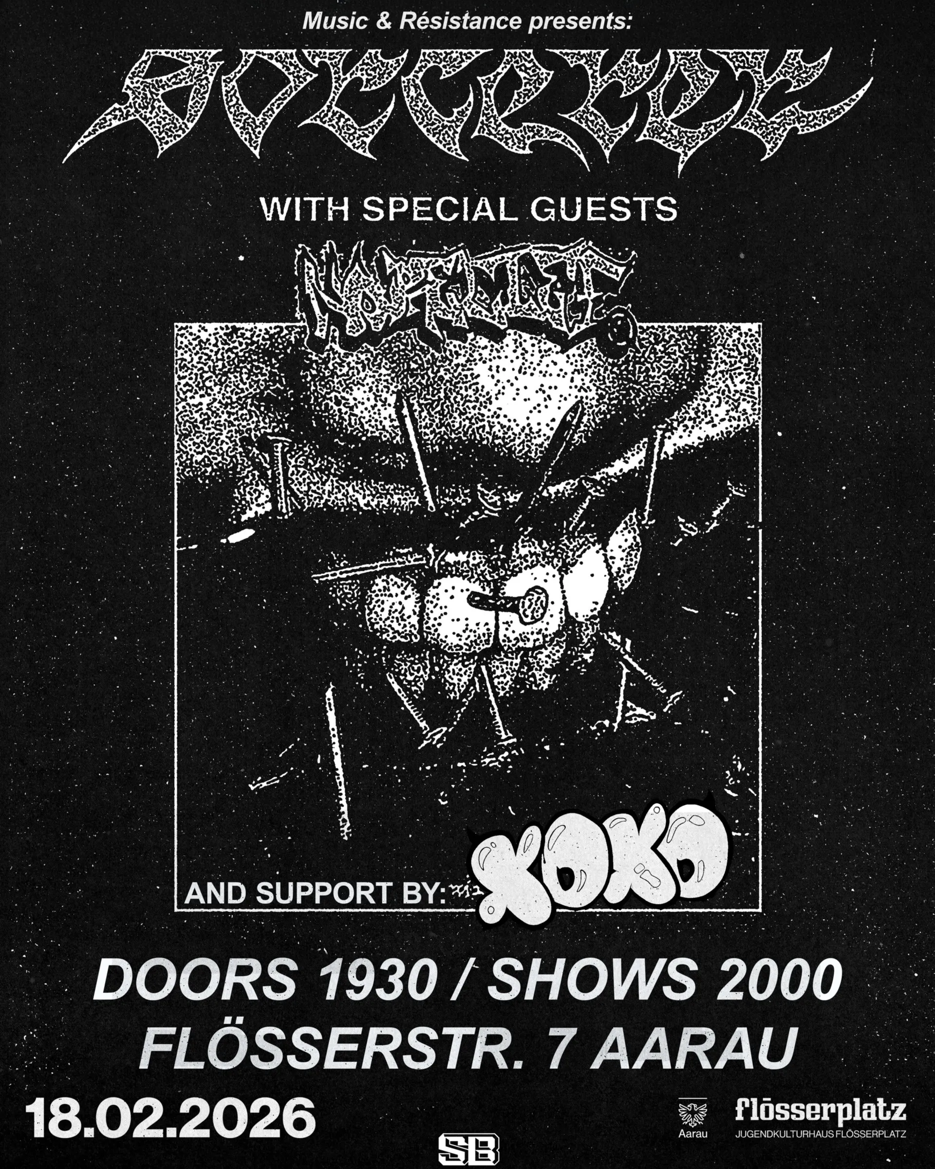 Sorcerer (FR) + No Relief (UK) + XOXO (CH)