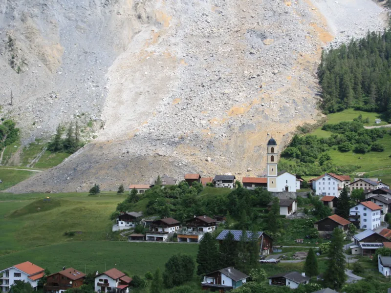 Ursachen und Management der Rutschung von Brienz