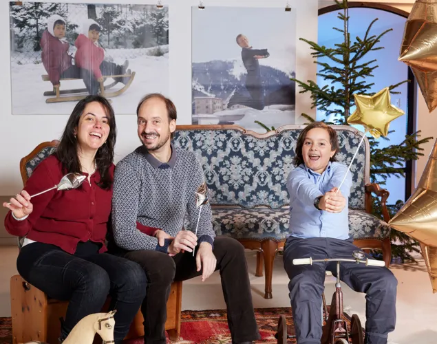 Donovans Weihnachts-Familienfotostudio