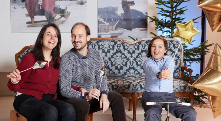 Donovans Weihnachts-Familienfotostudio