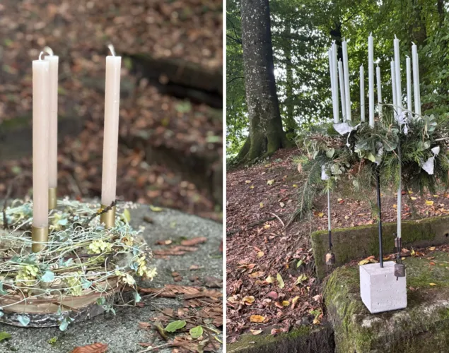 Adventskranz oder Tischschmuck