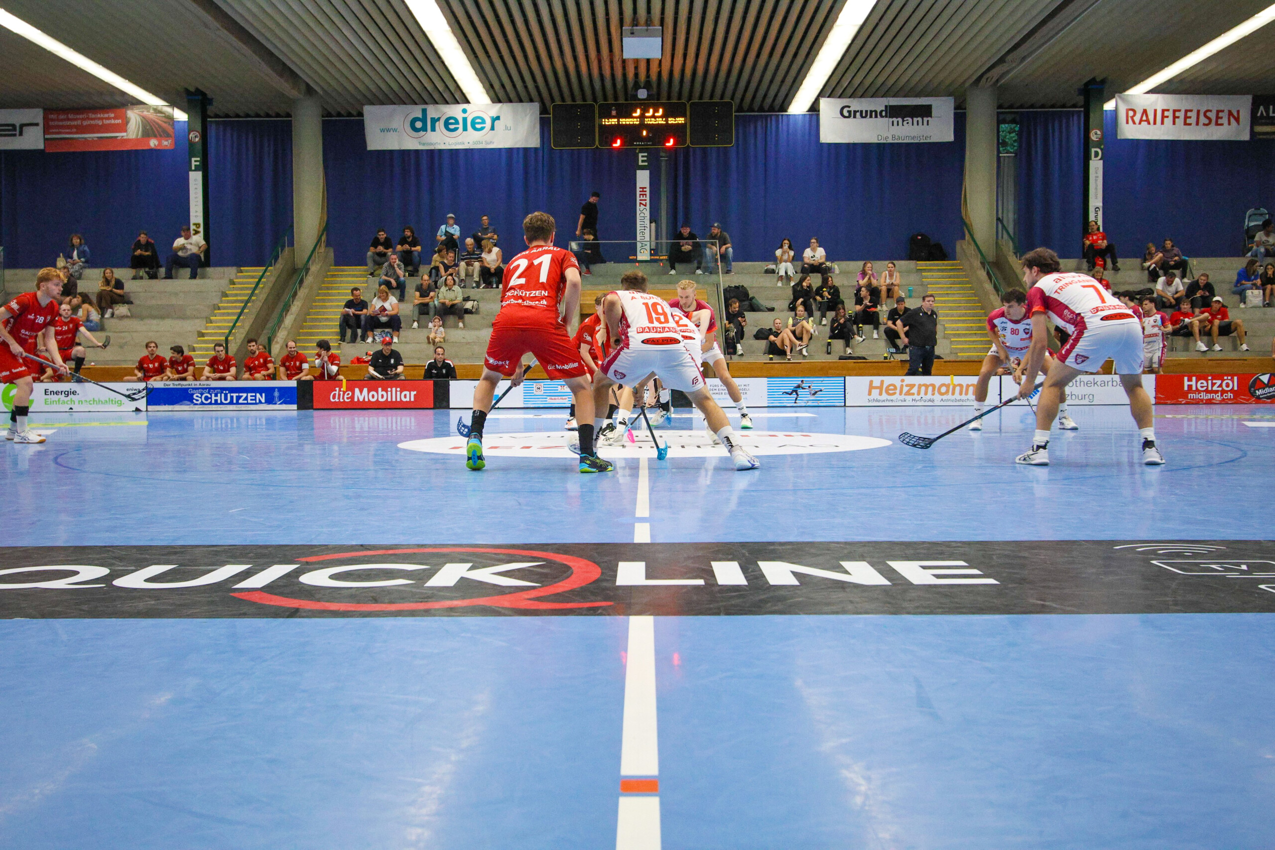 1. Liga Männer: Team Aarau vs LUC Floorball