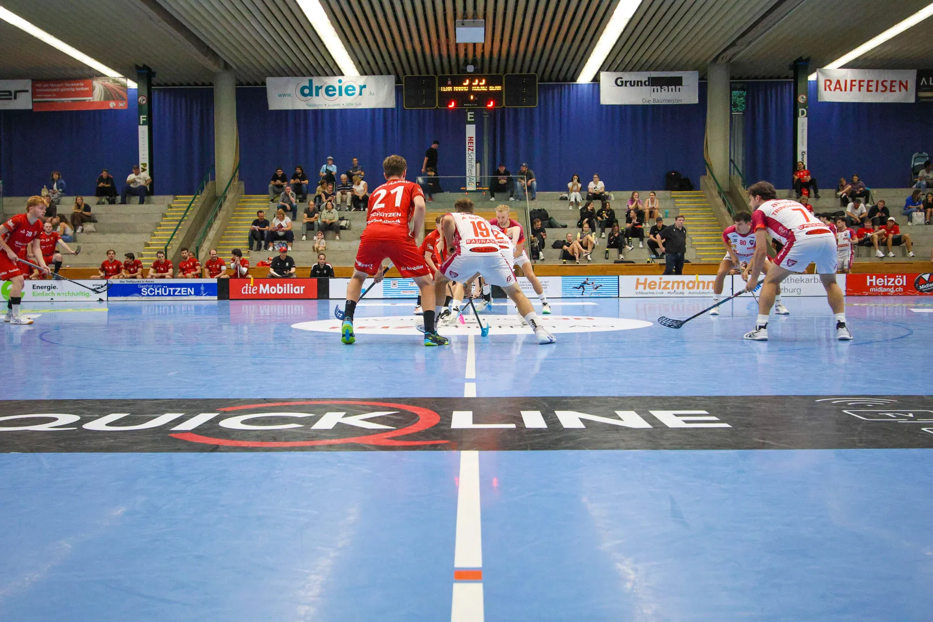 1. Liga Männer: Team Aarau vs LUC Floorball