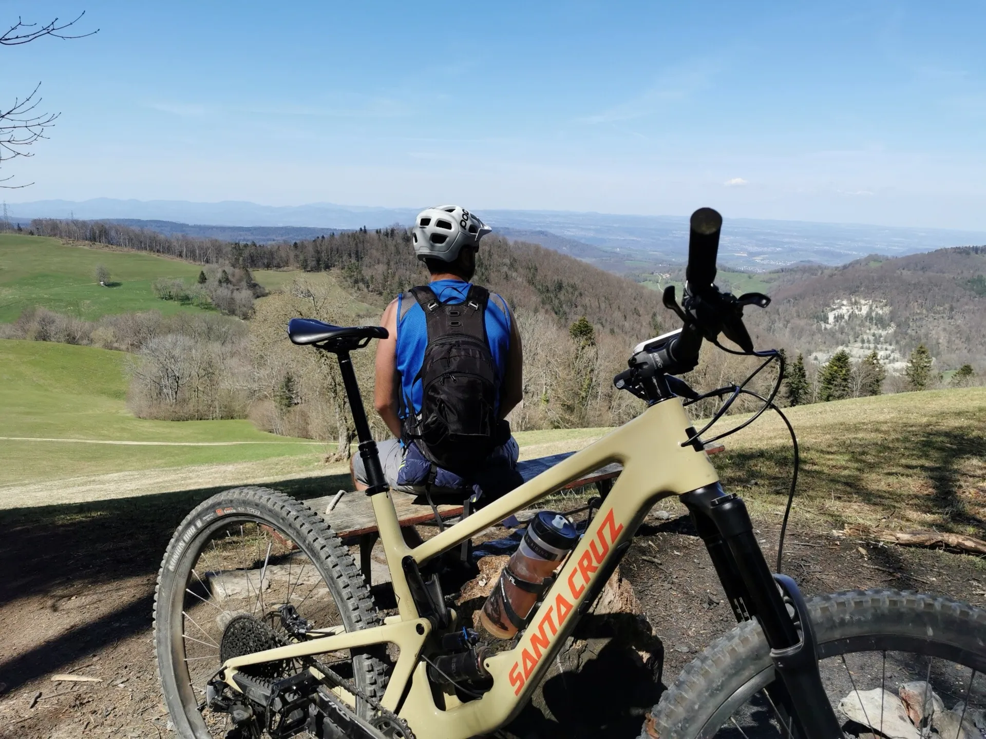 Mountainbike Tour mit Panoramasicht durch den Jura