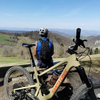 Mountainbike Tour mit Panoramasicht durch den Jura