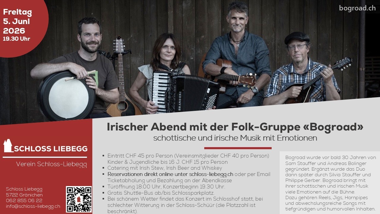 Irisch Night mit Bogroad