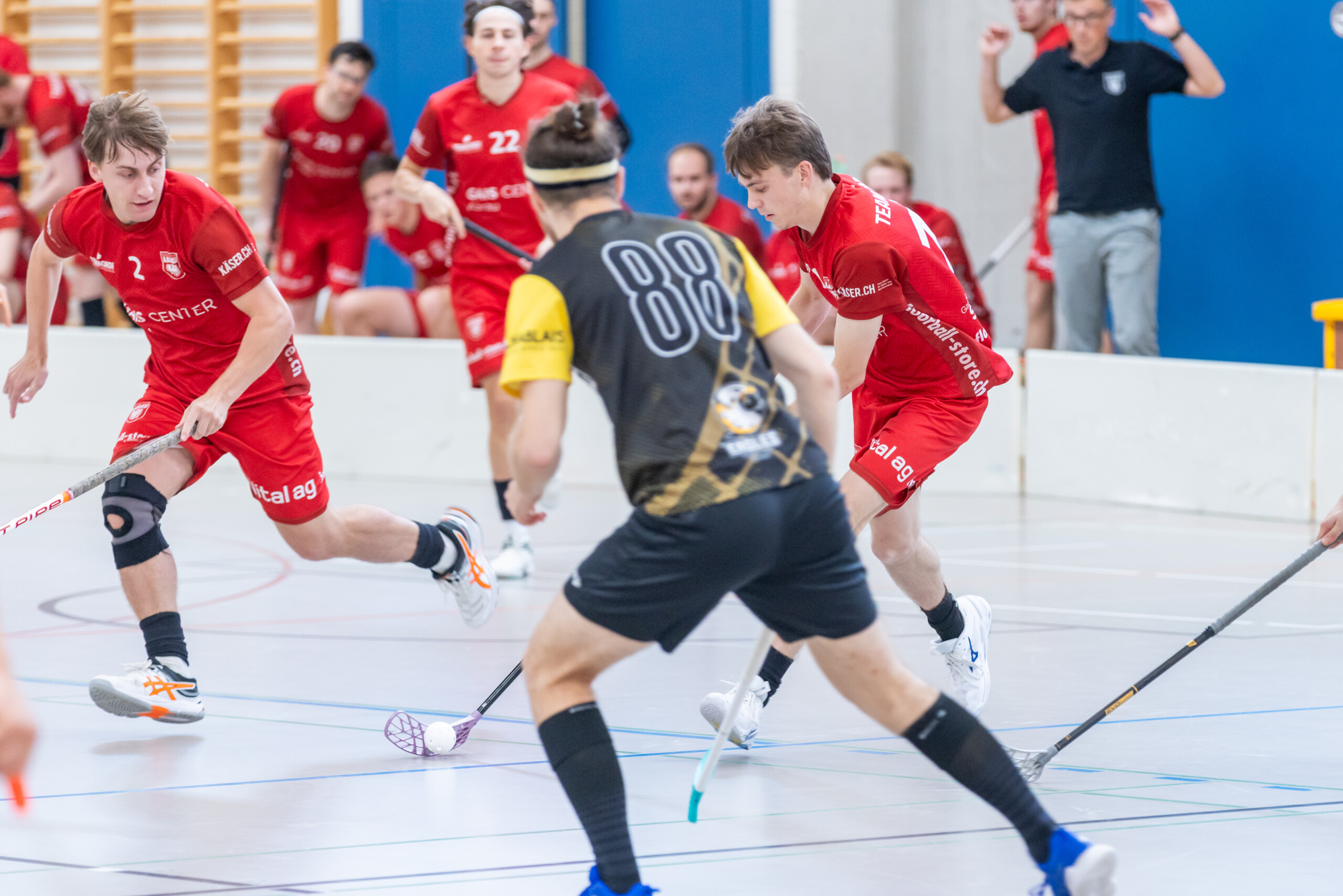 Team Aarau Unihockey Actionbilder – Männer