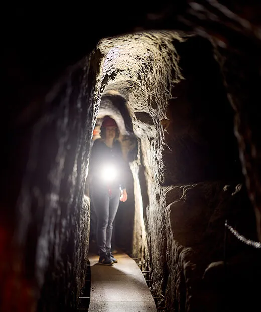 Öffentlicher Eintritt «Aufschluss Meyerstollen» Öffentlicher Eintritt «Aufschluss Meyerstollen»