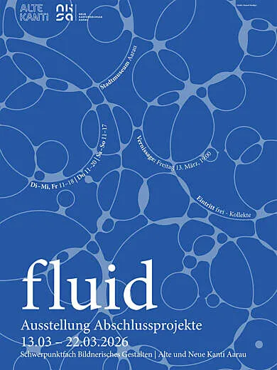 «fluid» – eine Ausstellung von Studierenden der Alten und Neuen Kanti Aarau