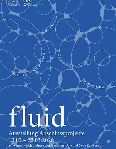 «fluid» – eine Ausstellung von Studierenden der Alten und Neuen Kanti Aarau