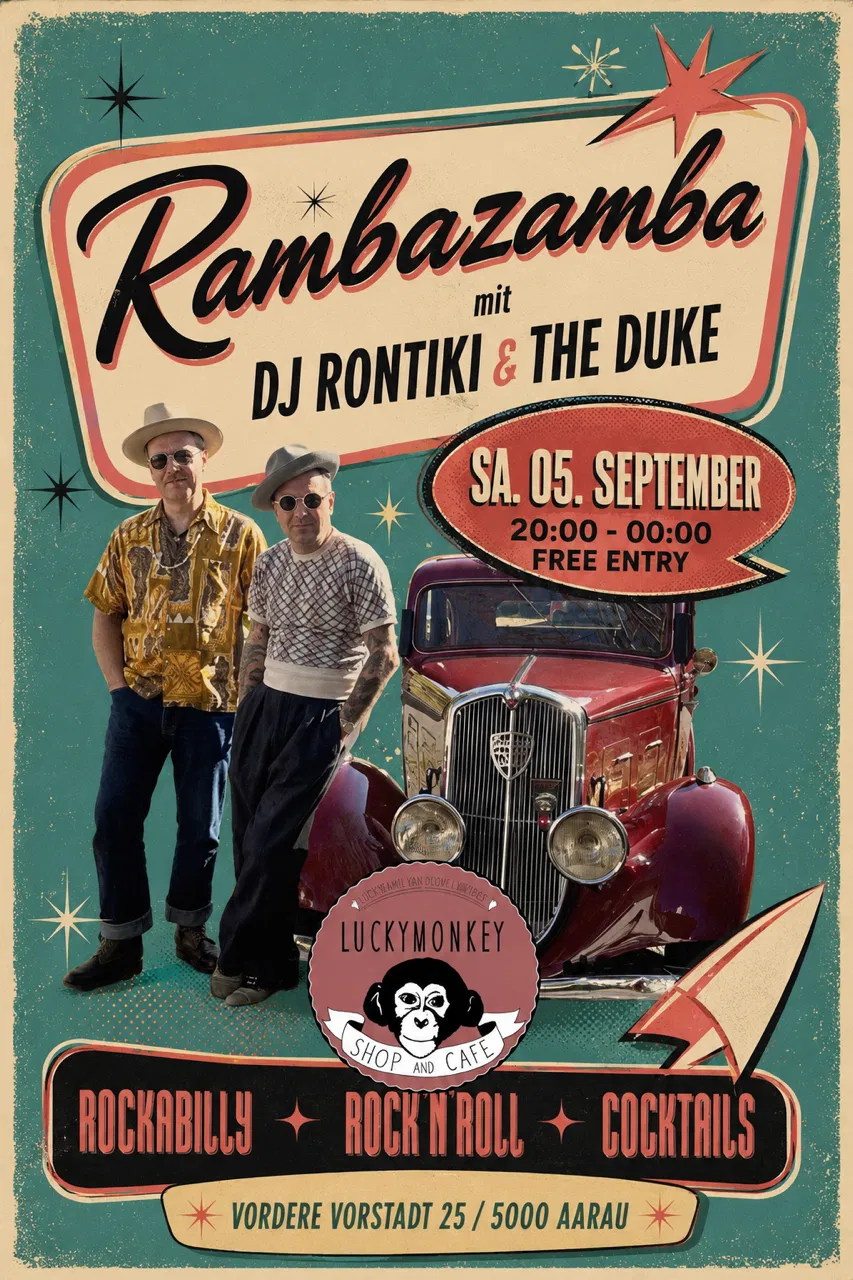 Rambazamba mit DJ Rontiki & The Duke