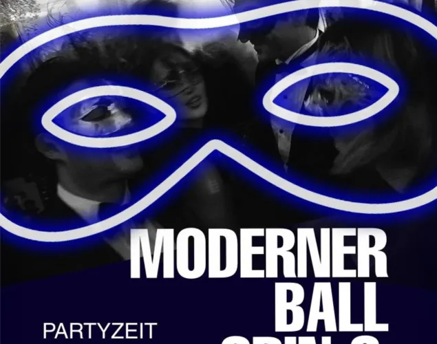 Moderner Maskenball Spin & Sip